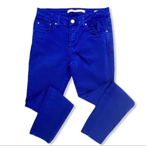 Zara Jeans Skinny Toothpick Cobalt Blue Premium